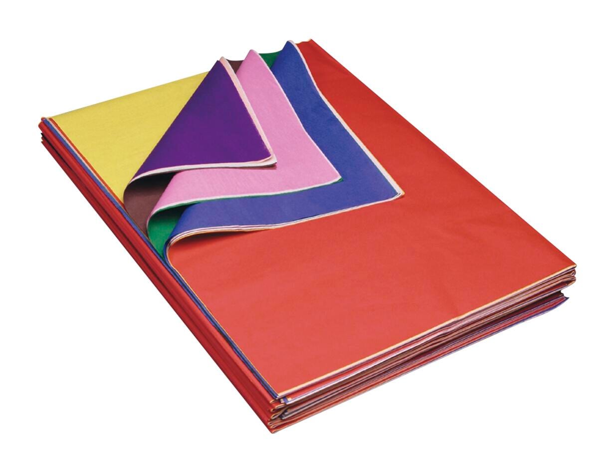 Kolorfast Non-Bleeding Craft Tissue Paper, 20 x 30 Inches, Assorted Colors, Pack of 480 2156340